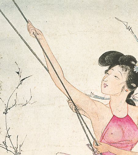 会东县-胡也佛的仕女画和最知名的金瓶梅秘戏图